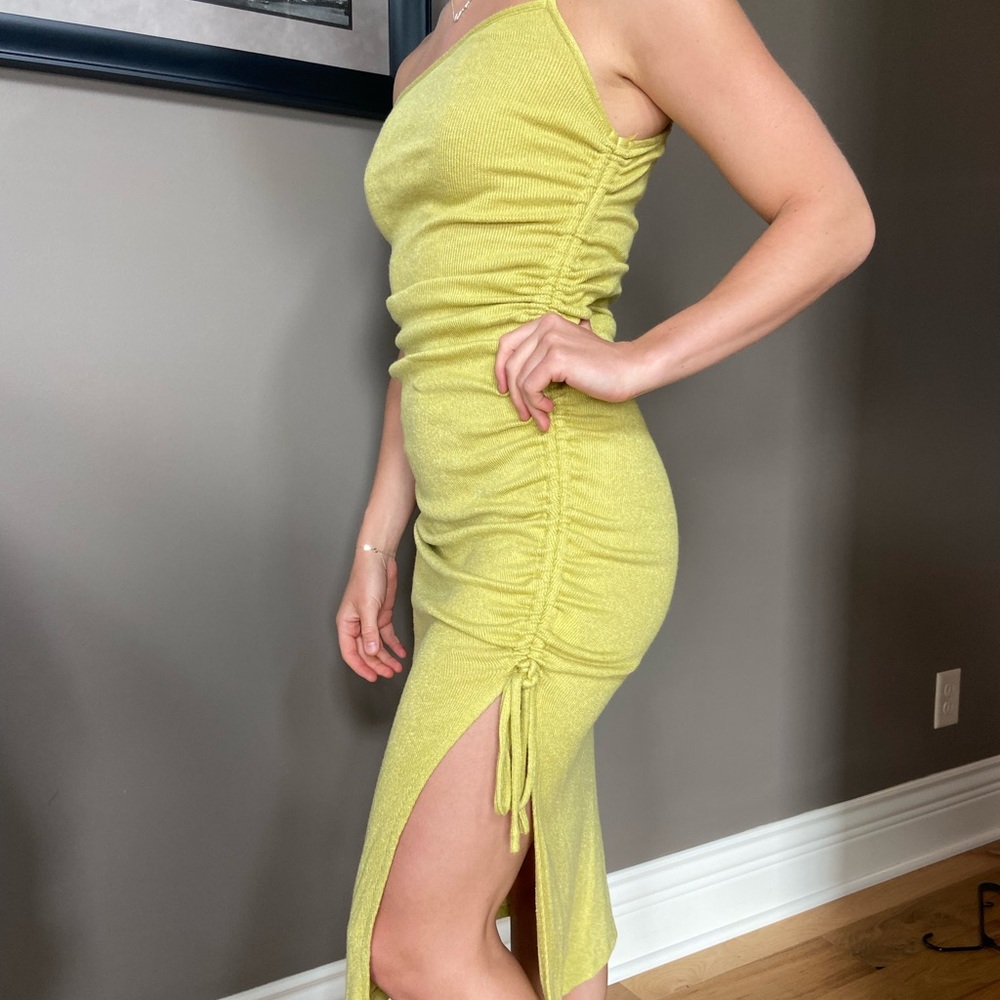 Midi Tight Slit Dress